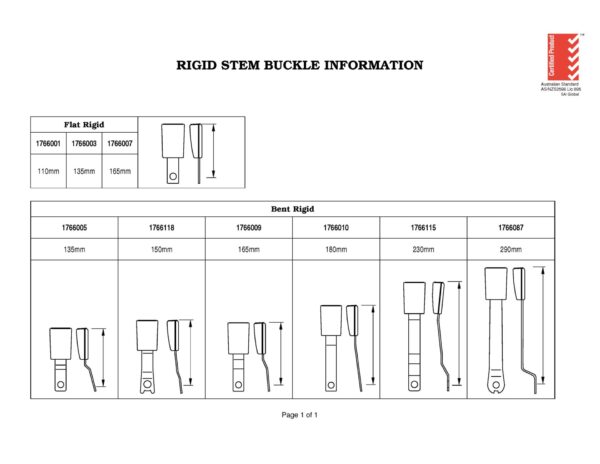 Truck Bus Mining Earthmoving Seatbelt Rigid Buckle Clip AS/NZS-2596 - Image 2