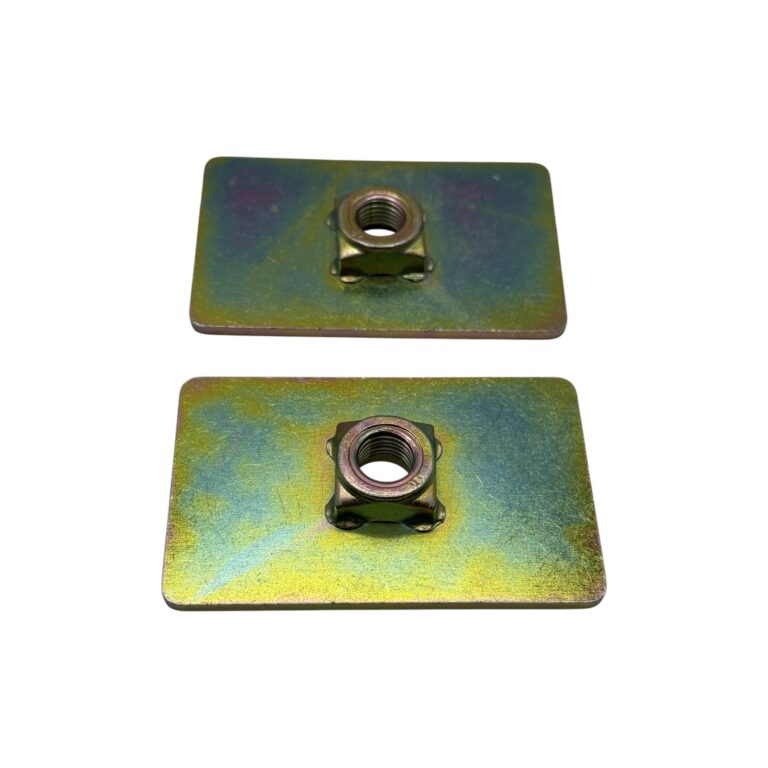 Reinforcing Plate Captivating Nut - 7/16 Thread - Seatbelt Mounting Anchor Plate x2
