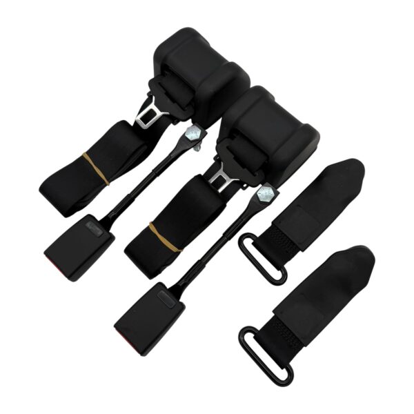 C3 CORVETTE RETRACTABLE TOP MOUNT FRONT SEATBELT KIT - Image 2