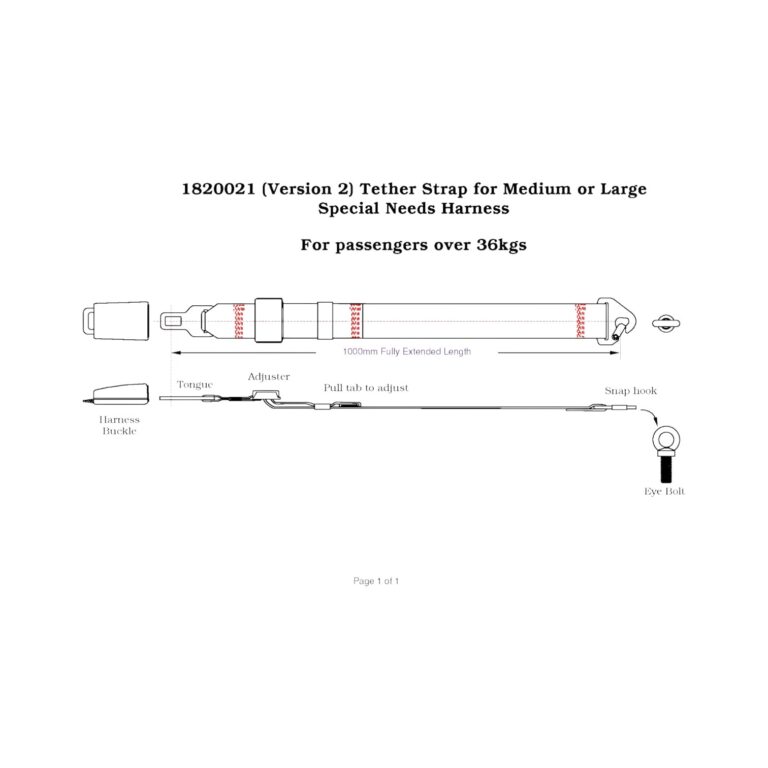 Snap Hook Tether Strap