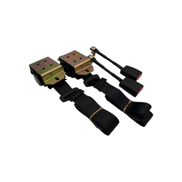Chevrolet Camaro Trans Am Firebird Retractable 2x Roof Mount Front Seatbelt Set - Image 3